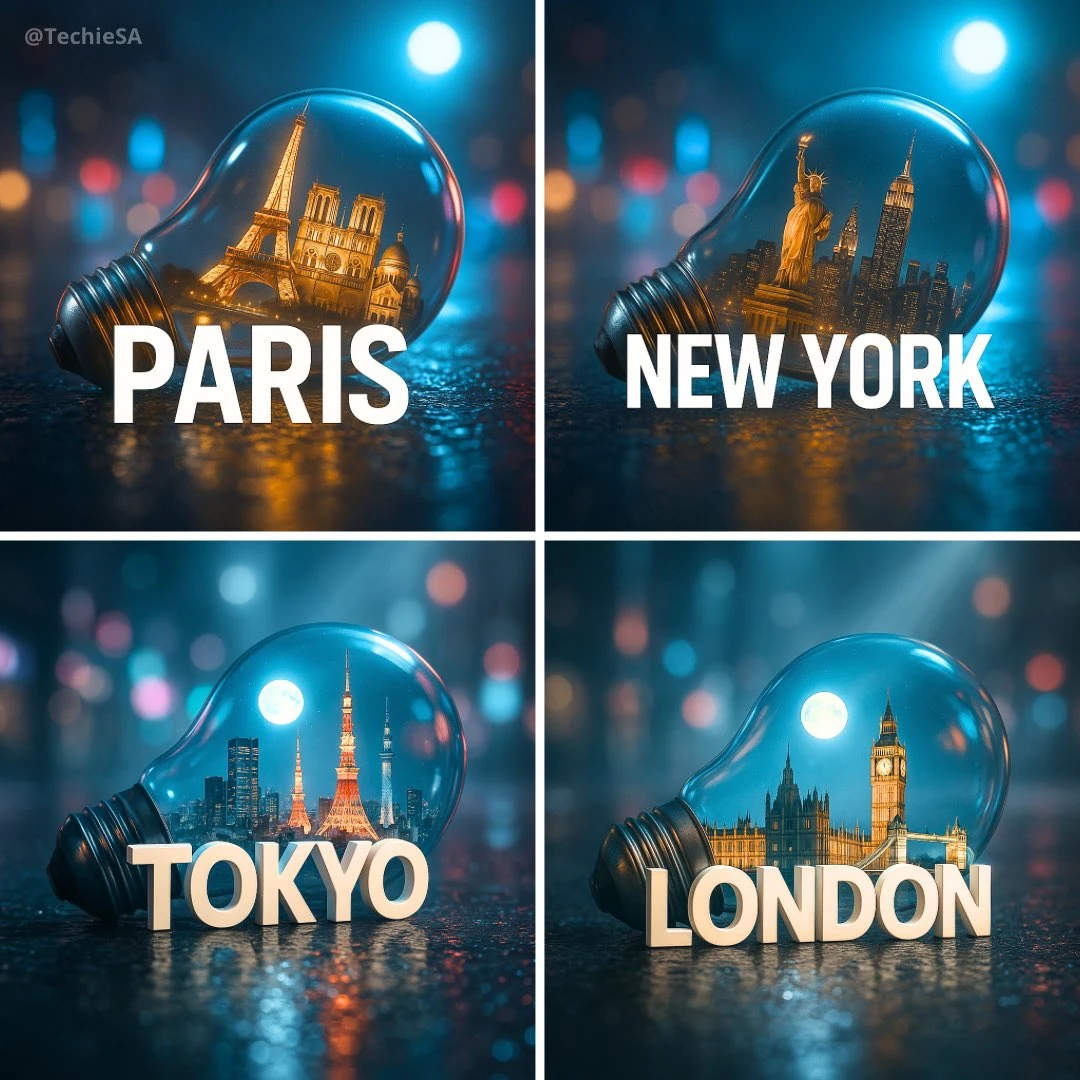 City in a Light Bulb