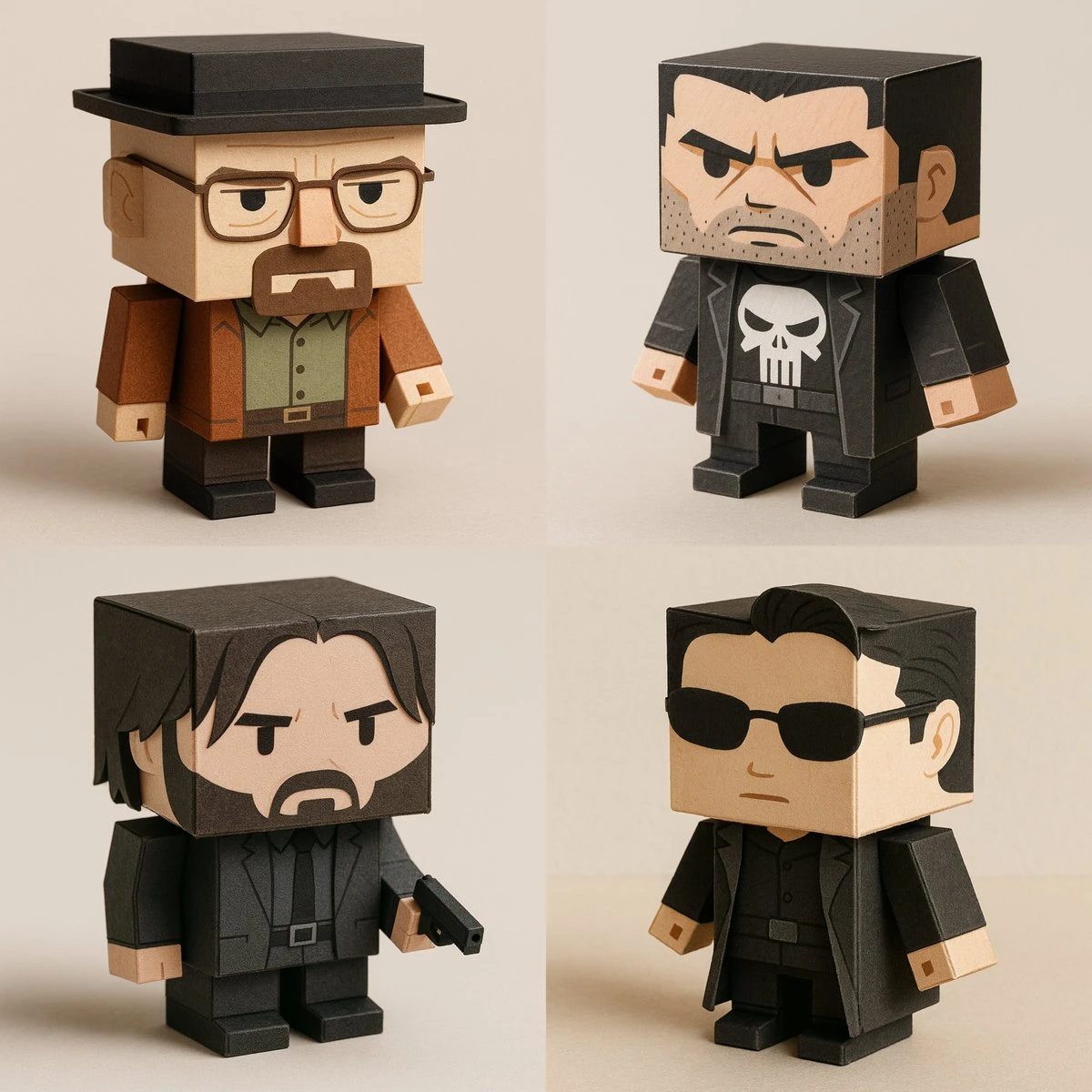 Super Detailed Box Paper Art Toy