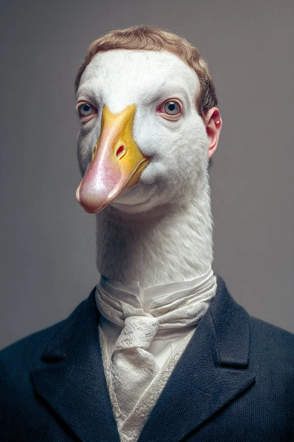 Highly detailed portrait of character as animal