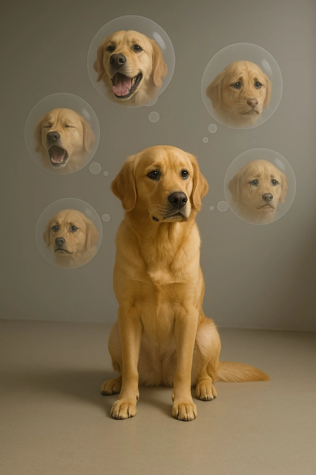 Thought Bubbles in Different Emotional States