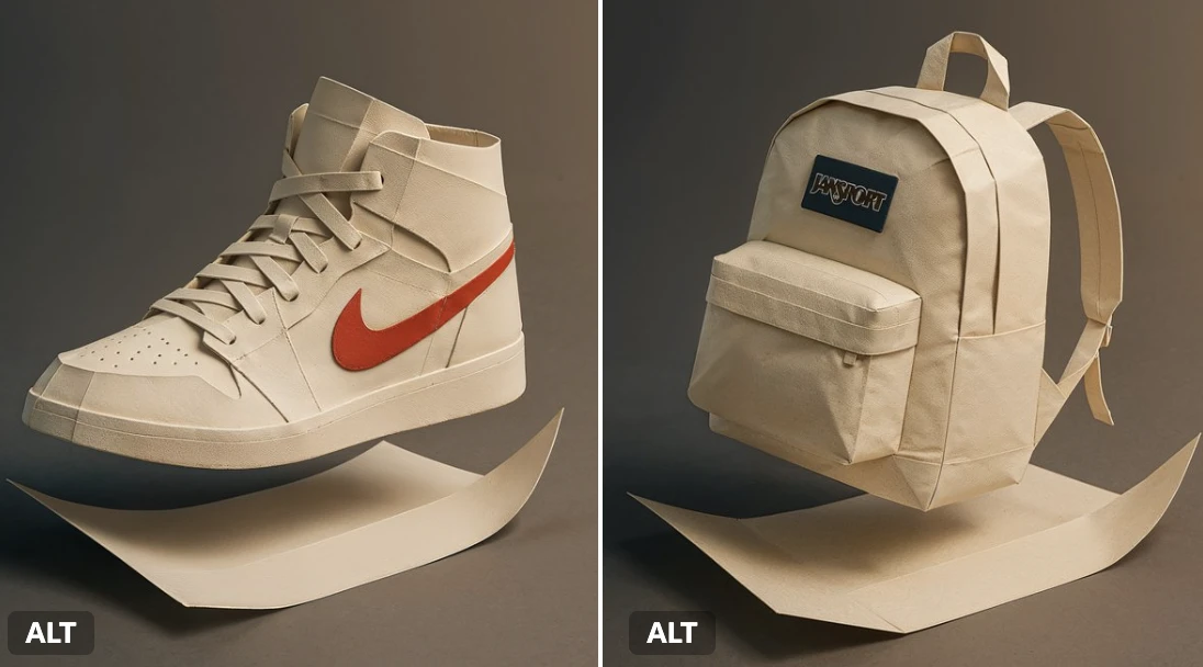 Brand Flat Paper Style