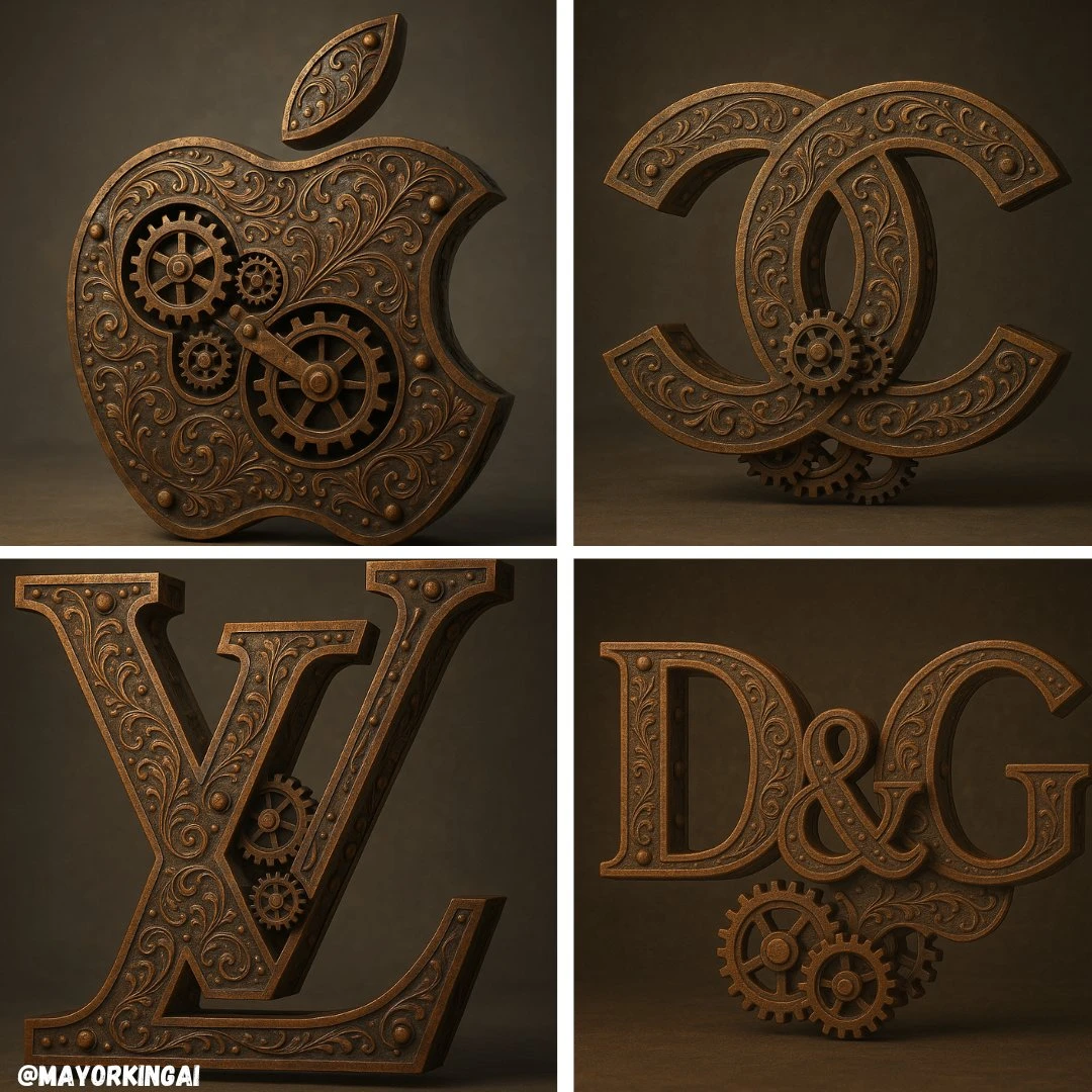 3D Steampunk Logo